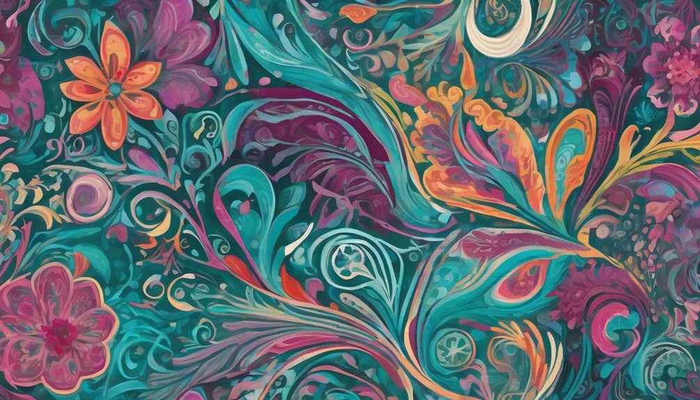 abstract floral design exploration