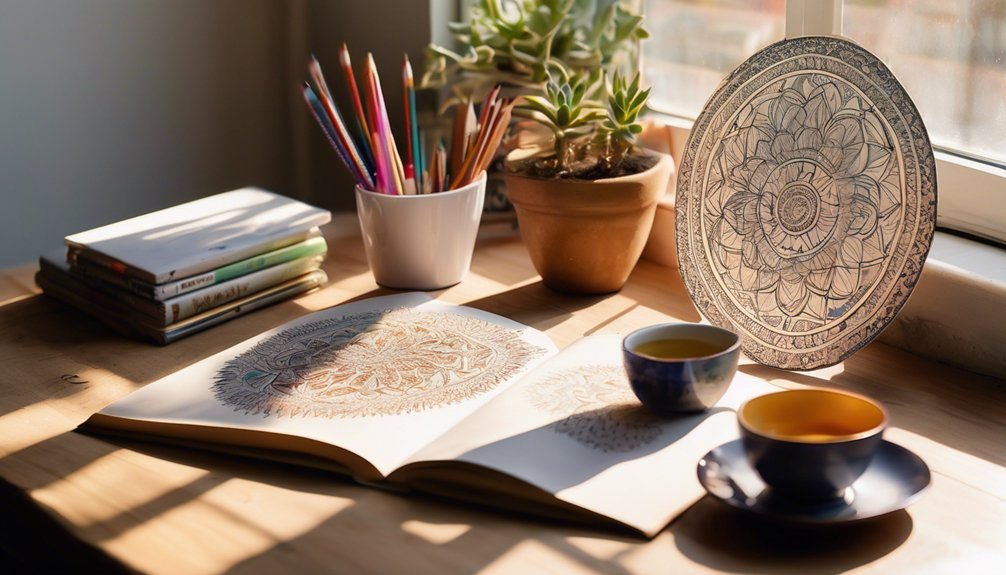 calming coloring book activities