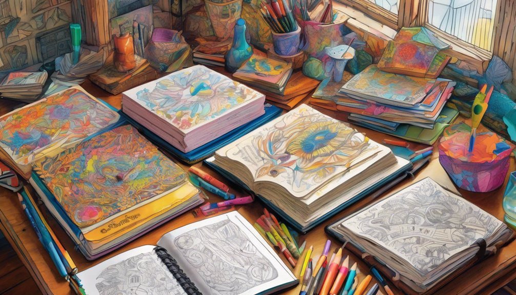 colorful journaling techniques combined