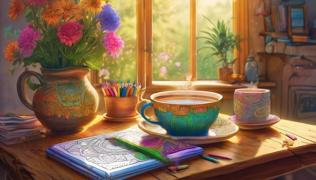 coloring alleviates anxiety effectively