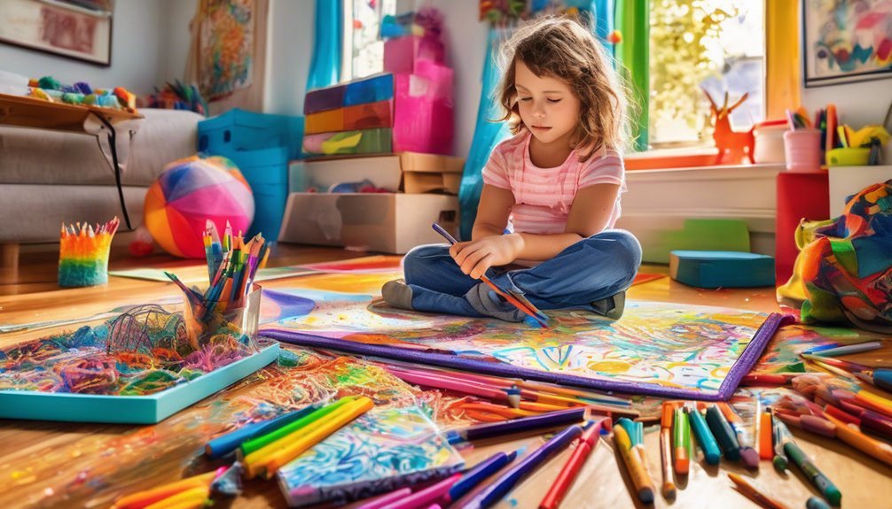 coloring enhances creative thinking