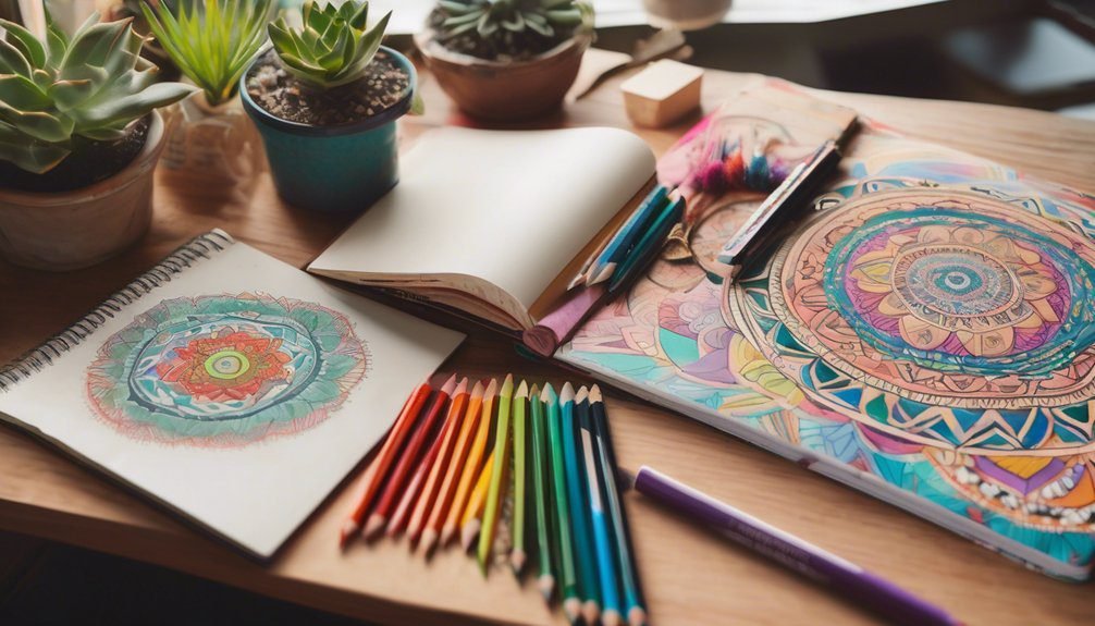coloring enhances emotional health