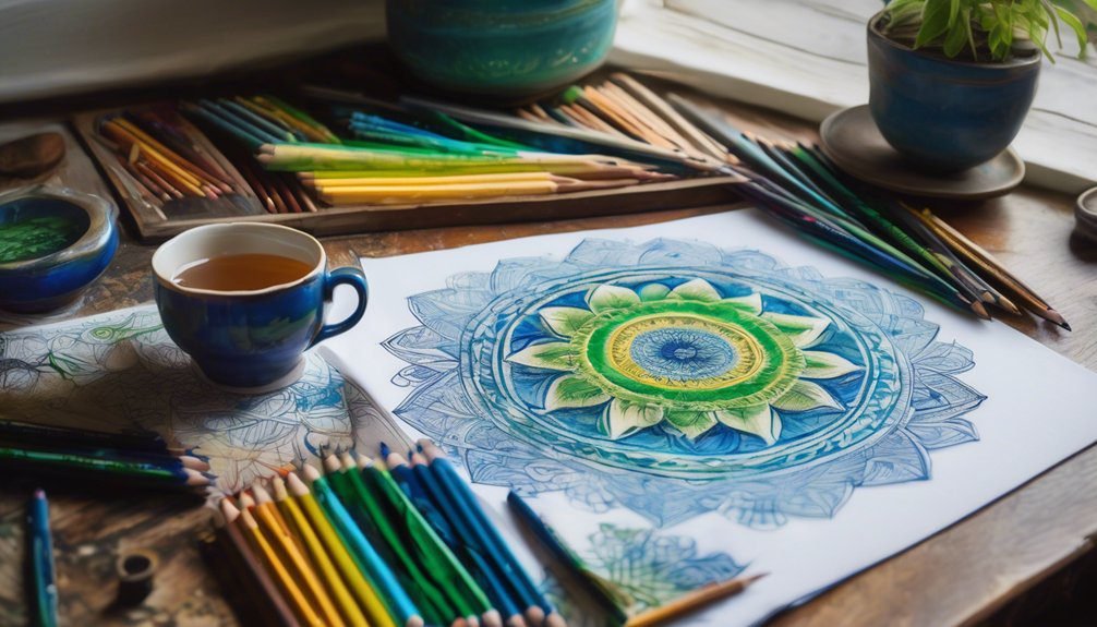 coloring enhances focus daily