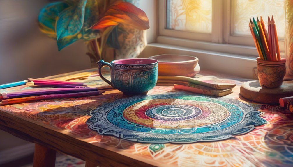 coloring enhances mindfulness focus