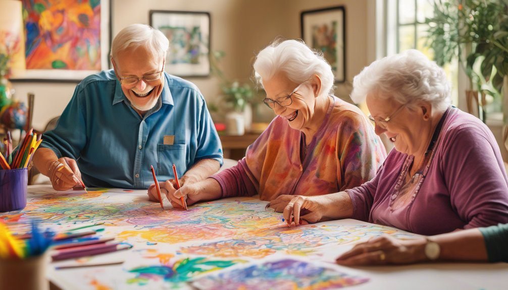 coloring fosters meaningful connections