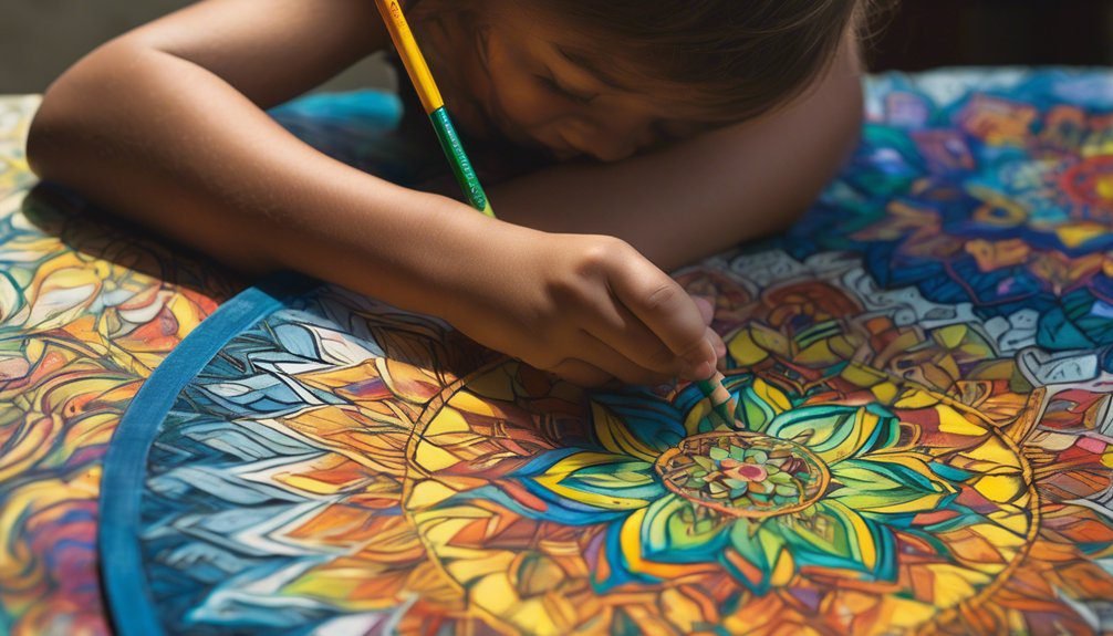 coloring fosters patience development