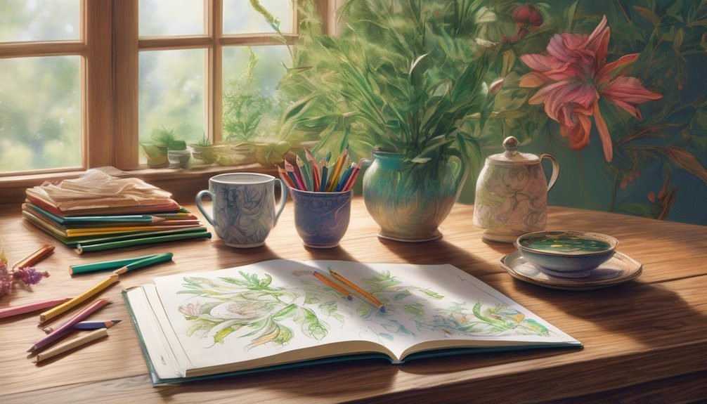 coloring promotes emotional well being