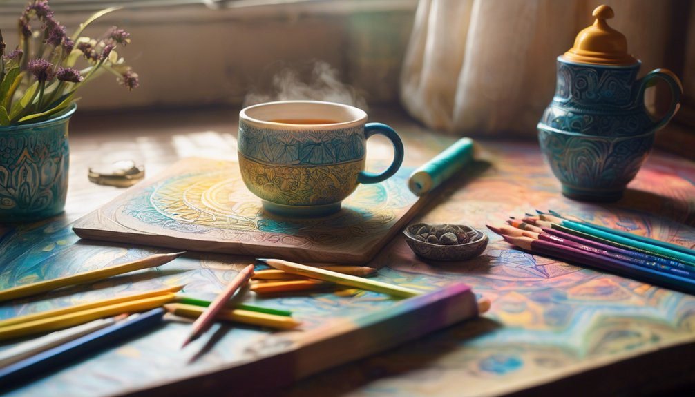 coloring promotes emotional well being
