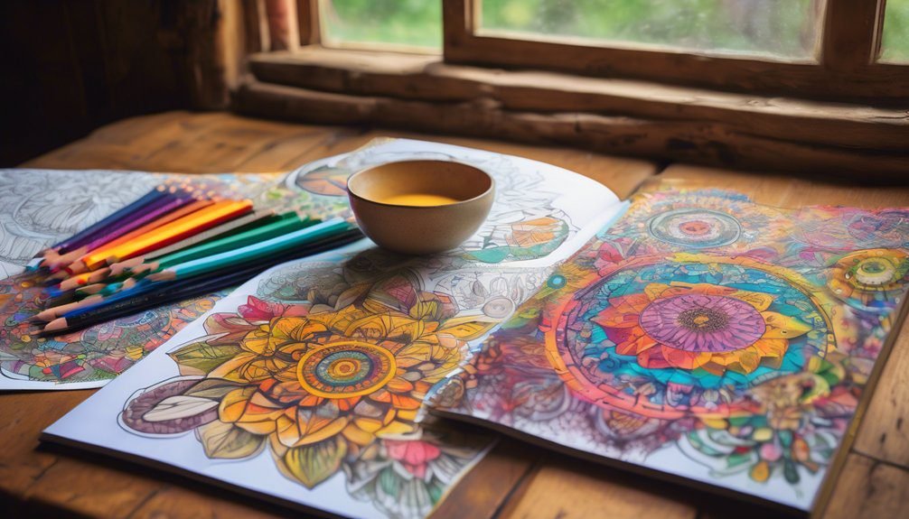 coloring promotes mental relaxation