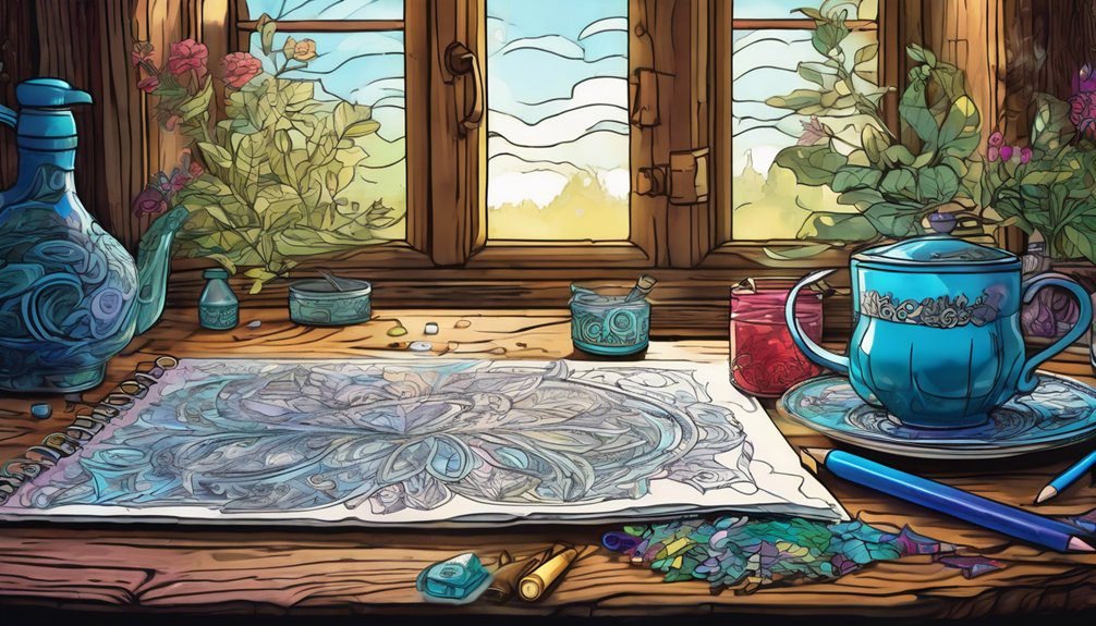 coloring promotes mindful relaxation