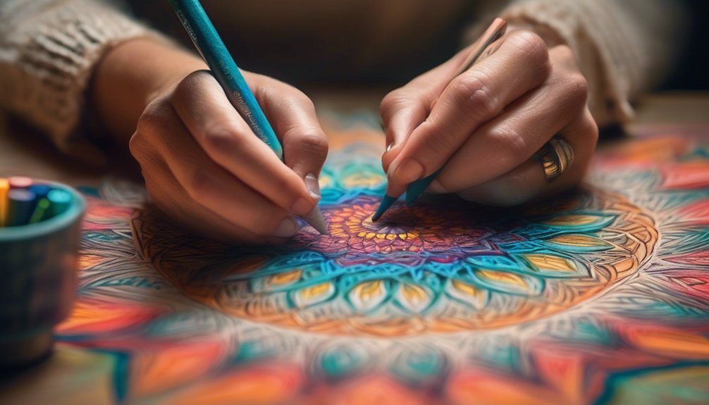 coloring promotes mindfulness benefits