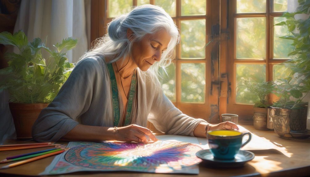 coloring reduces stress effectively