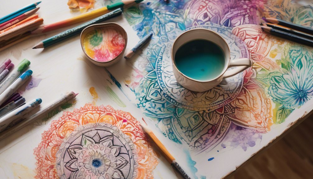 coloring techniques enhance concentration