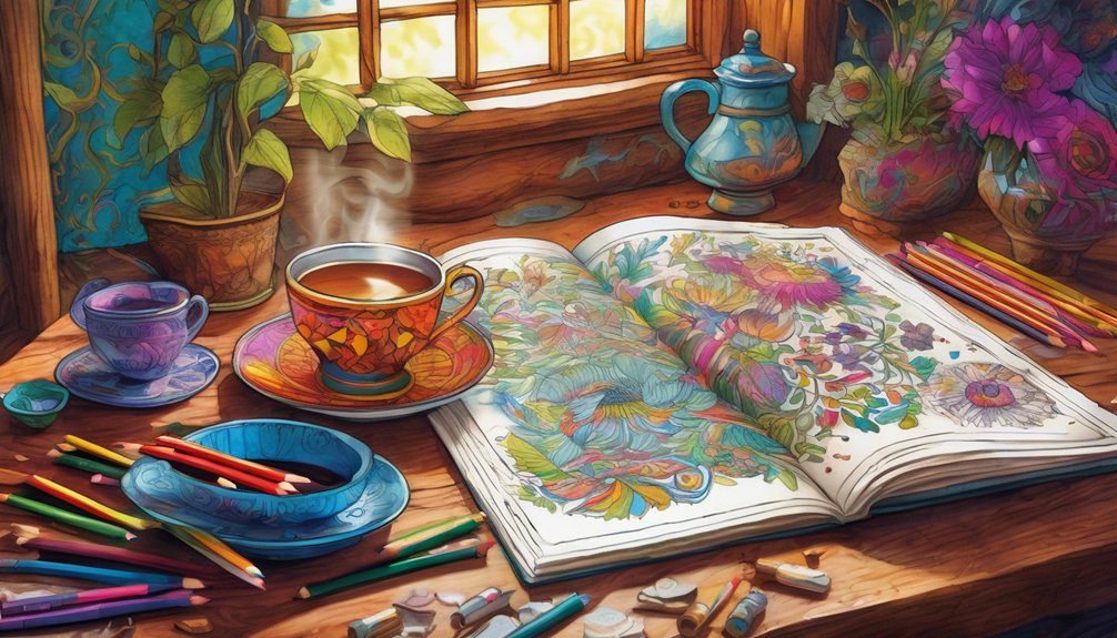 coloring with positive affirmations