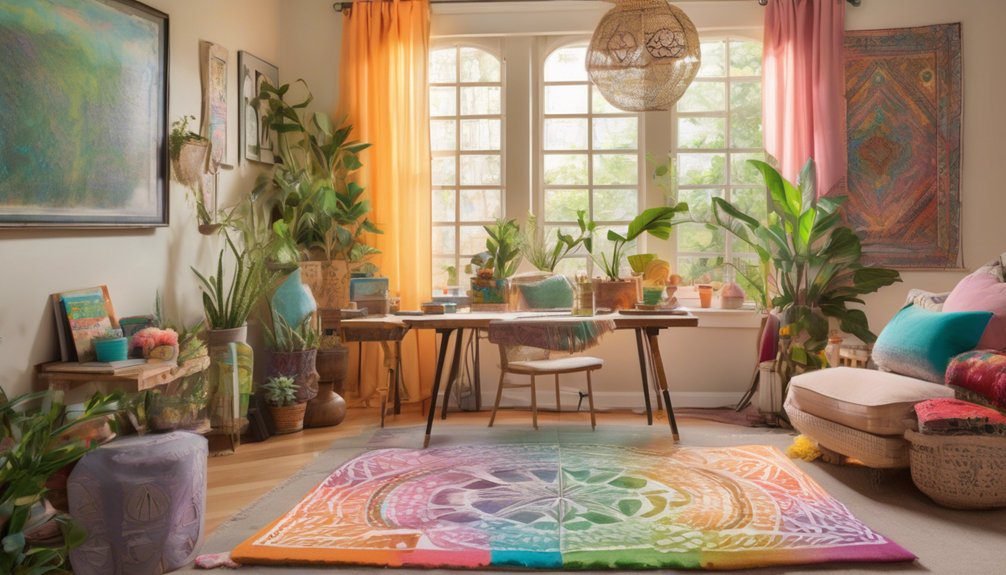 create a calming coloring space