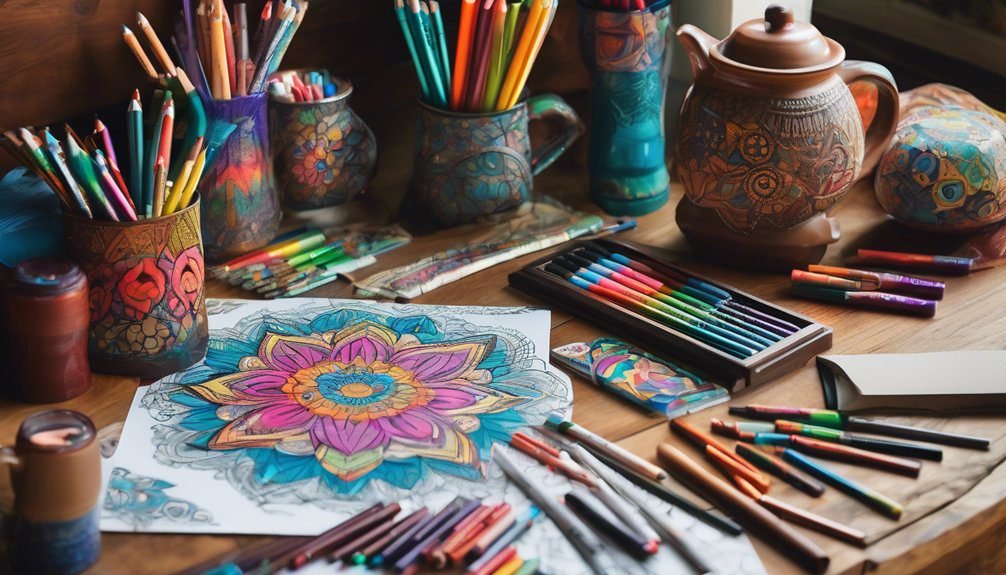 enhance coloring with accessories