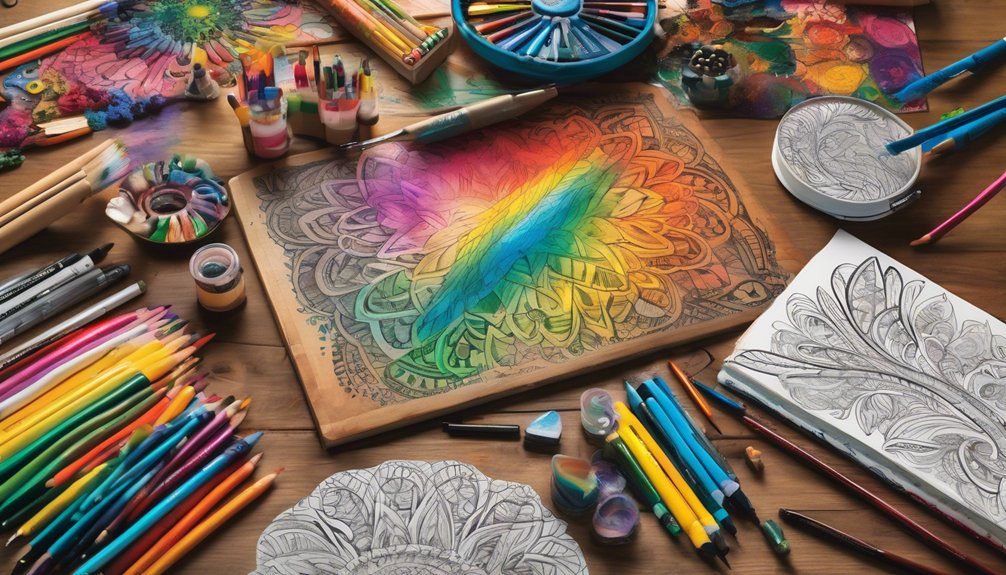 explore diverse coloring techniques