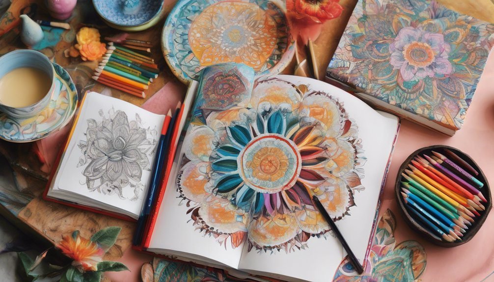gratitude through coloring books