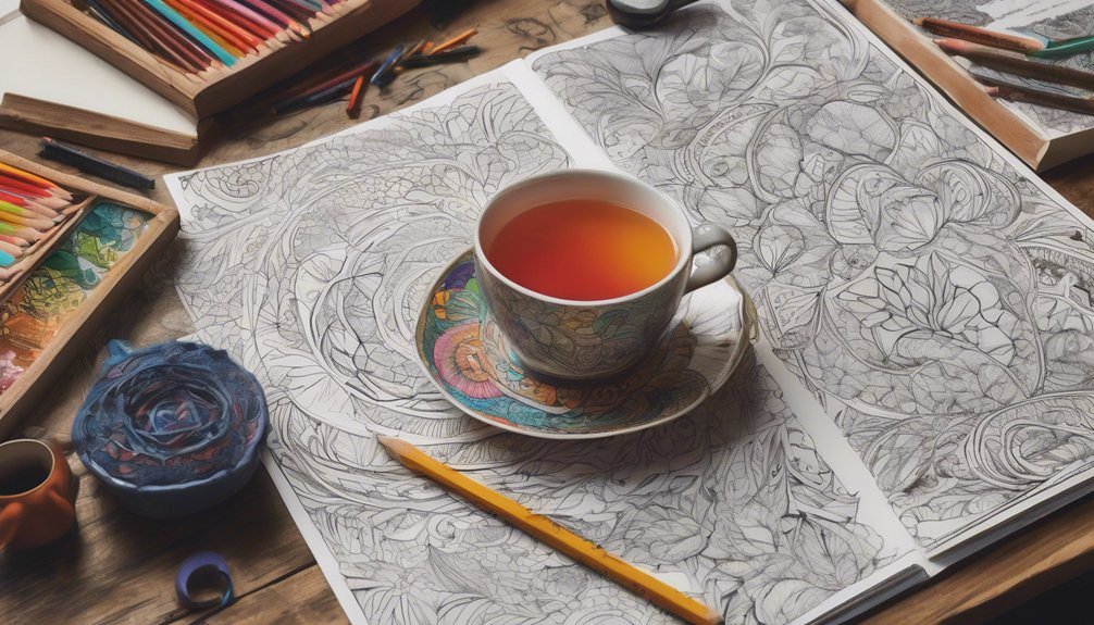 inspiring calm through coloring