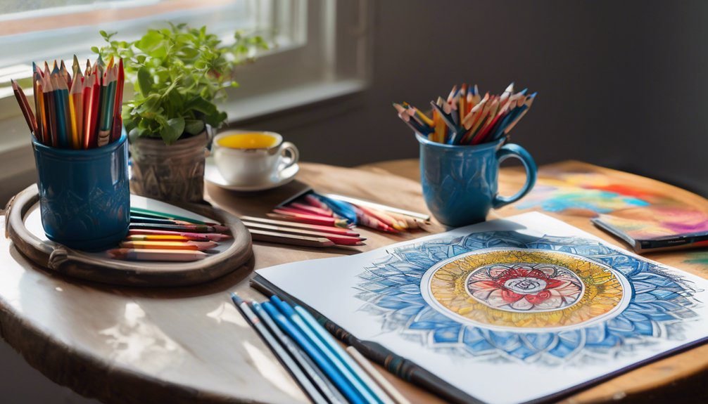 mindful coloring daily practice
