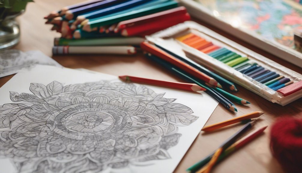 mindful coloring enhances well being