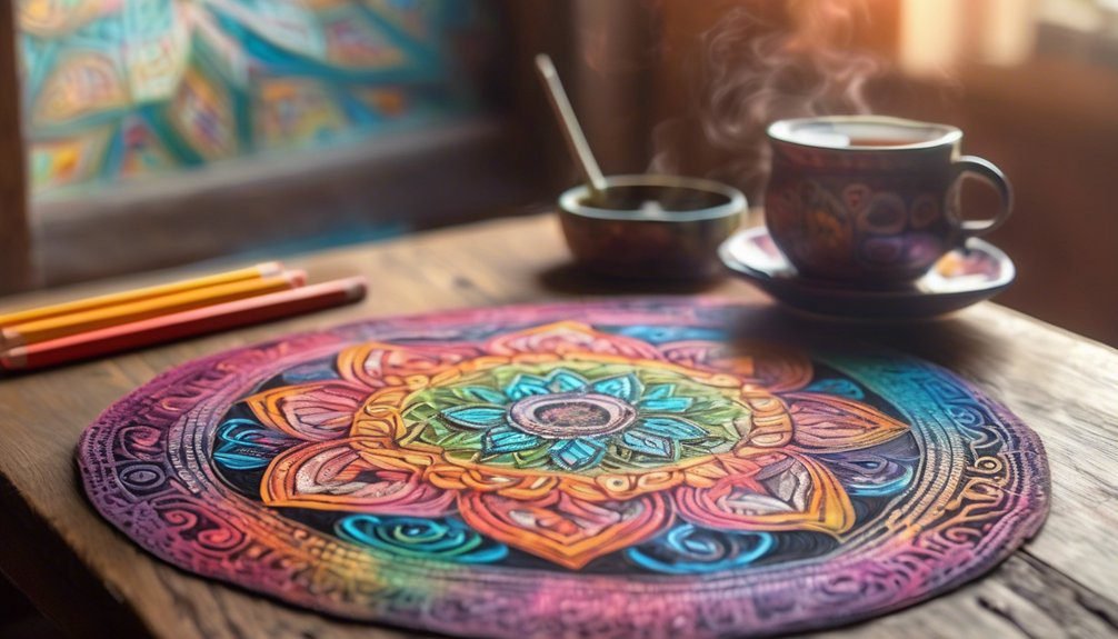 mindful coloring enhances well being