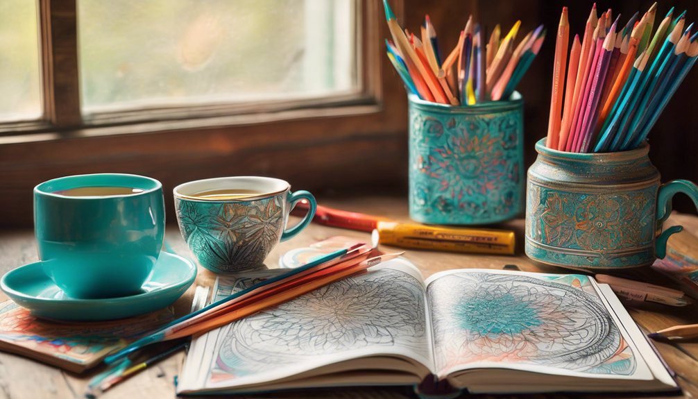 mindful coloring theme inspiration