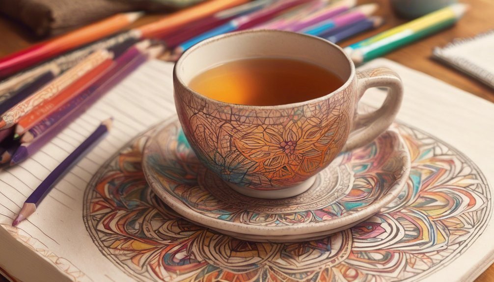 mindful coloring time management