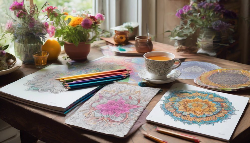 mindful creativity through coloring