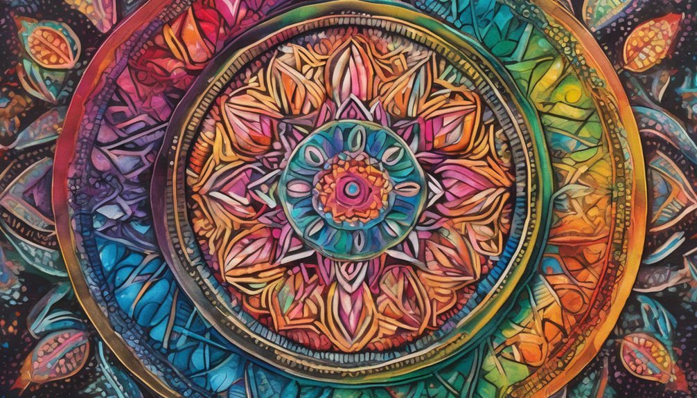 mindful mandala coloring journey