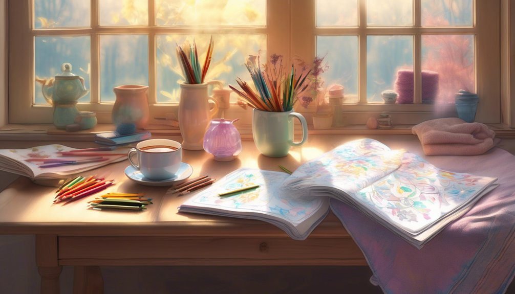 mindfulness through coloring practices