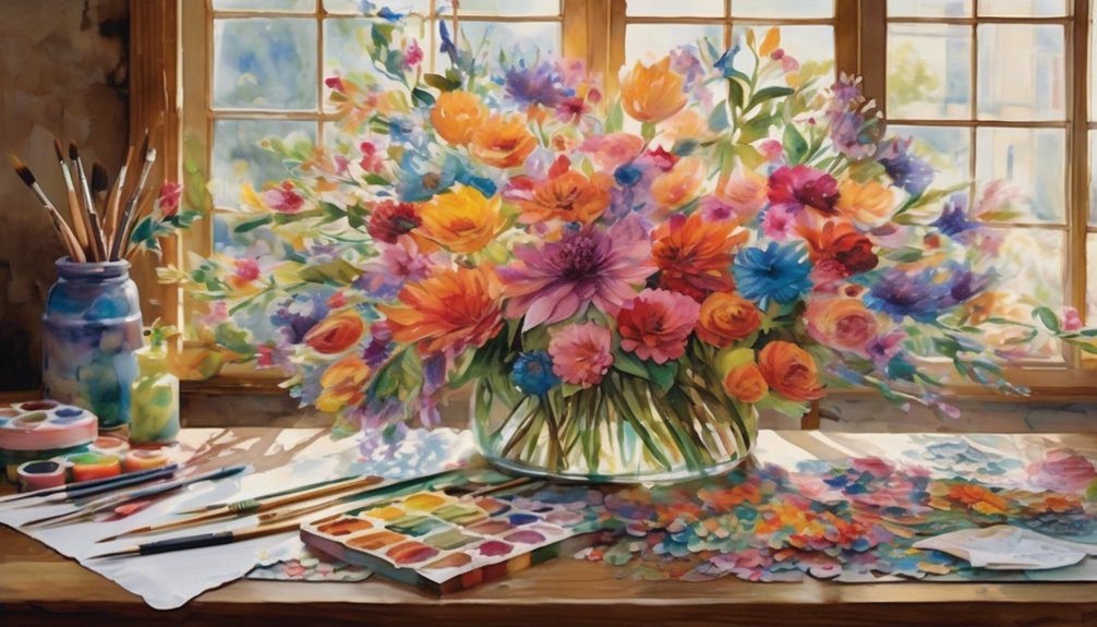personalize your floral artwork
