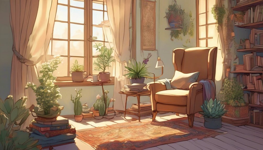 relaxing coloring environment setup