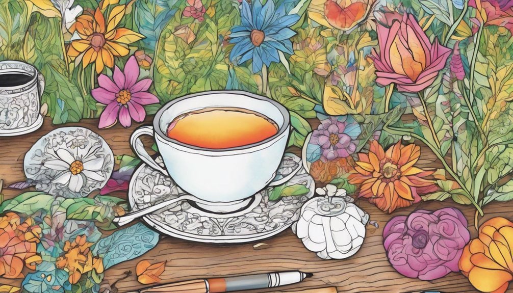 seasonal coloring creative routine