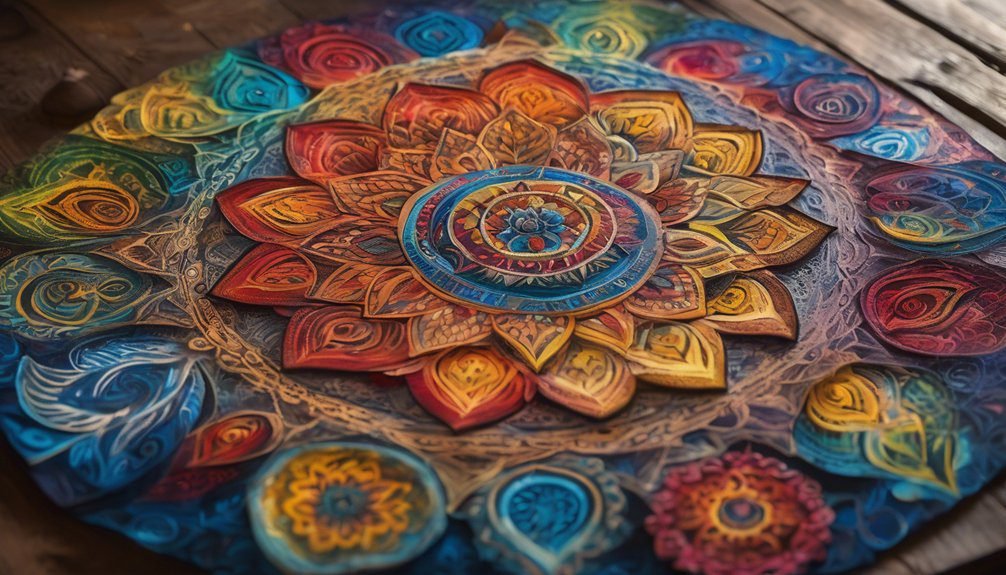share and display mandalas