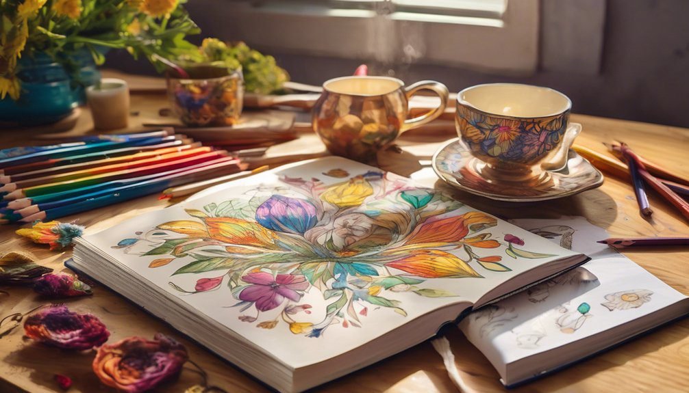 stress relief through coloring