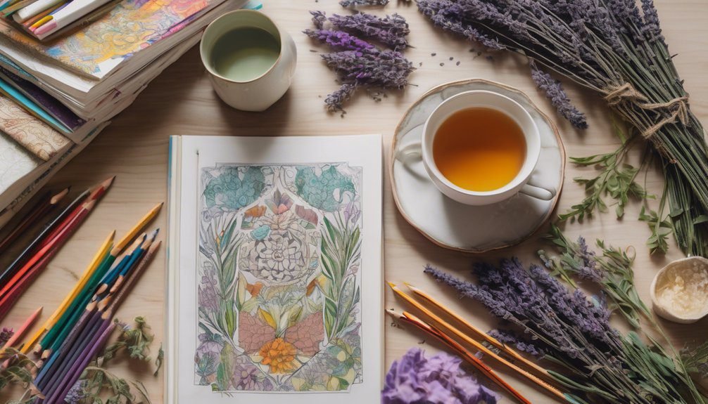 therapeutic adult coloring books