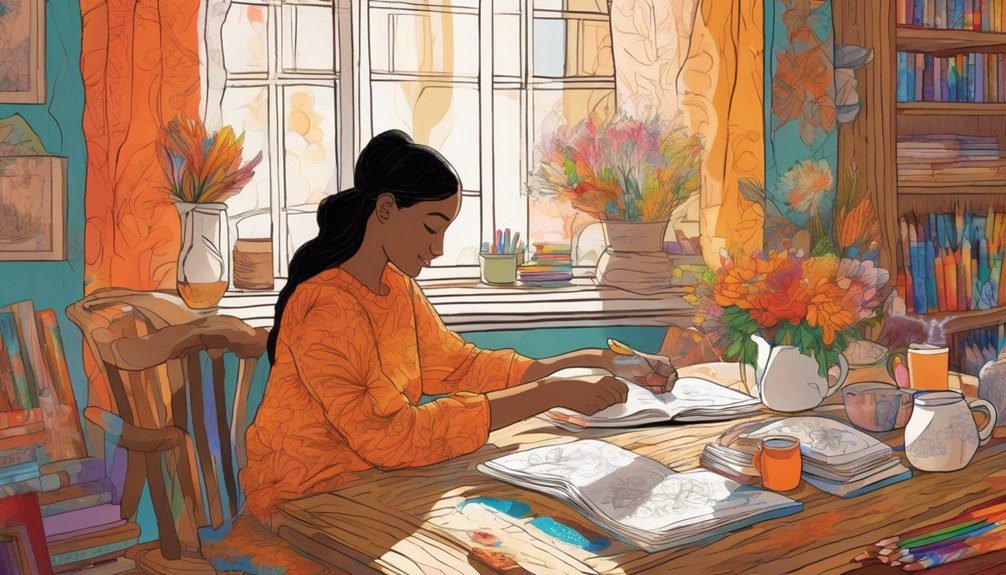 therapeutic coloring for caregivers