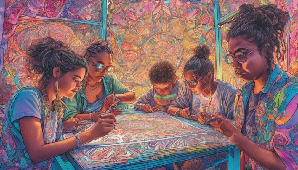 trendy coloring techniques 2025