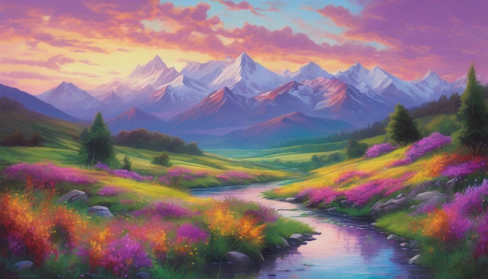 vibrant and diverse scenery