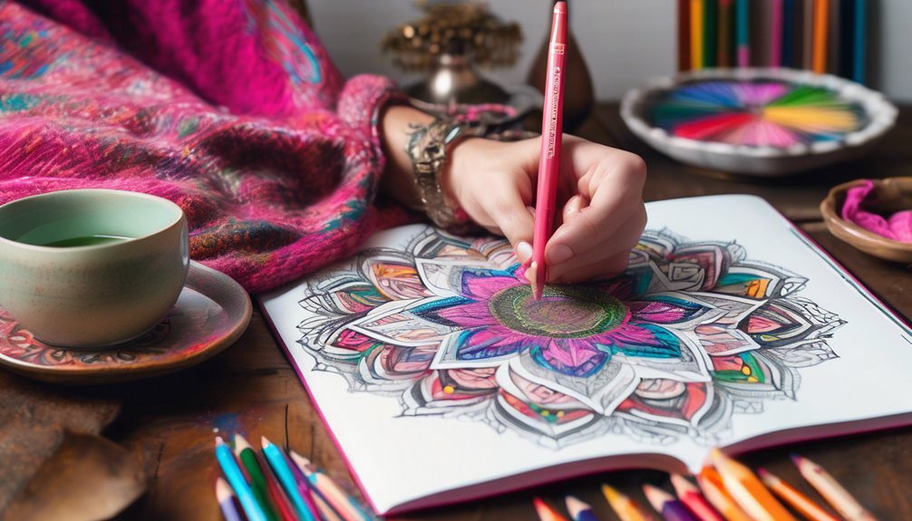 weekly creative coloring ritual
