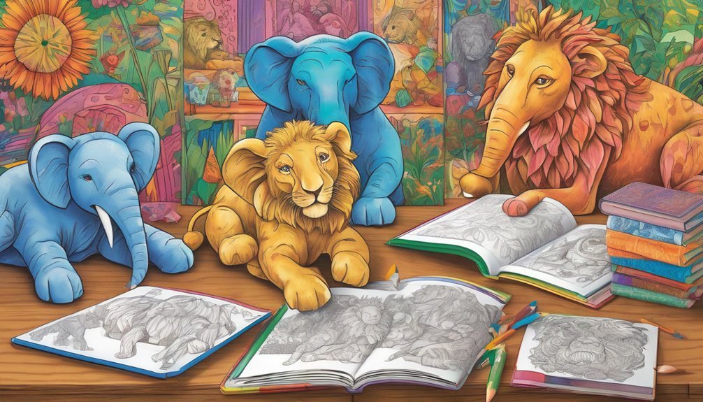 animal themed coloring adventures