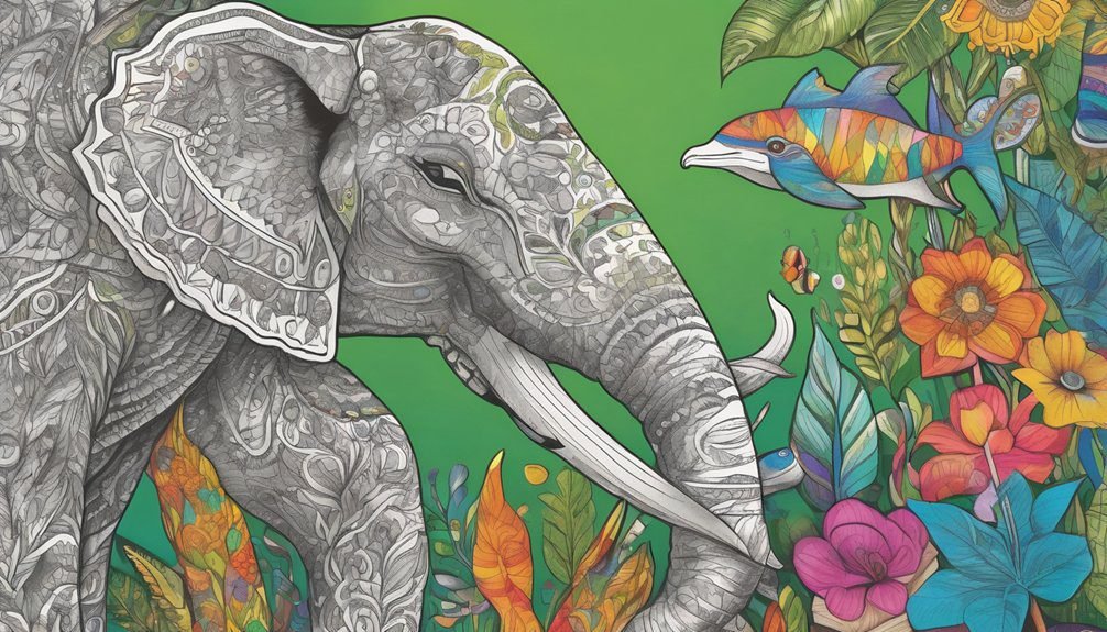 animal themed educational coloring books
