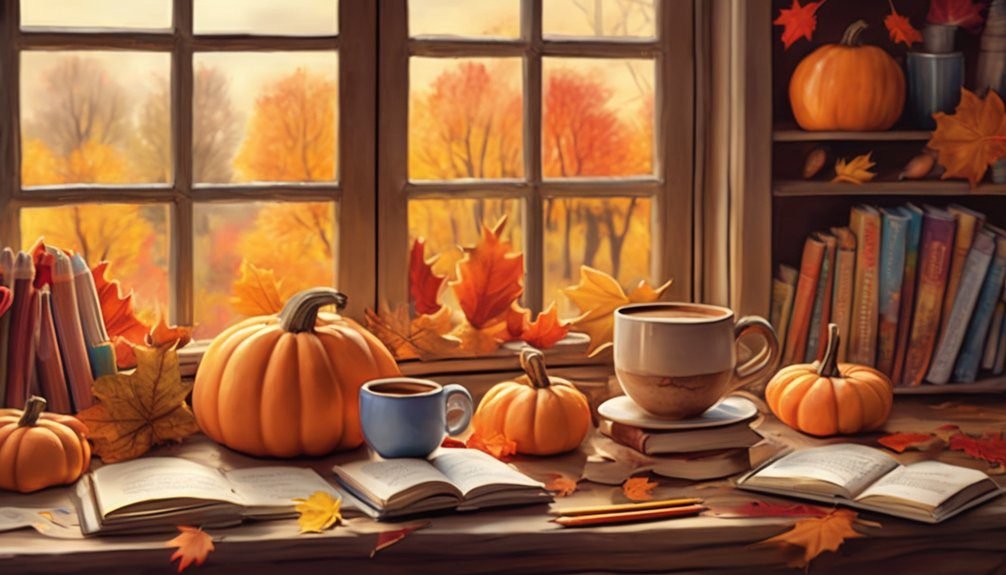 autumn themed coloring activities