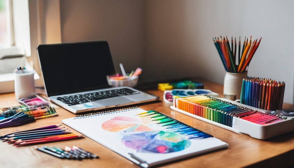 budget friendly art supplies