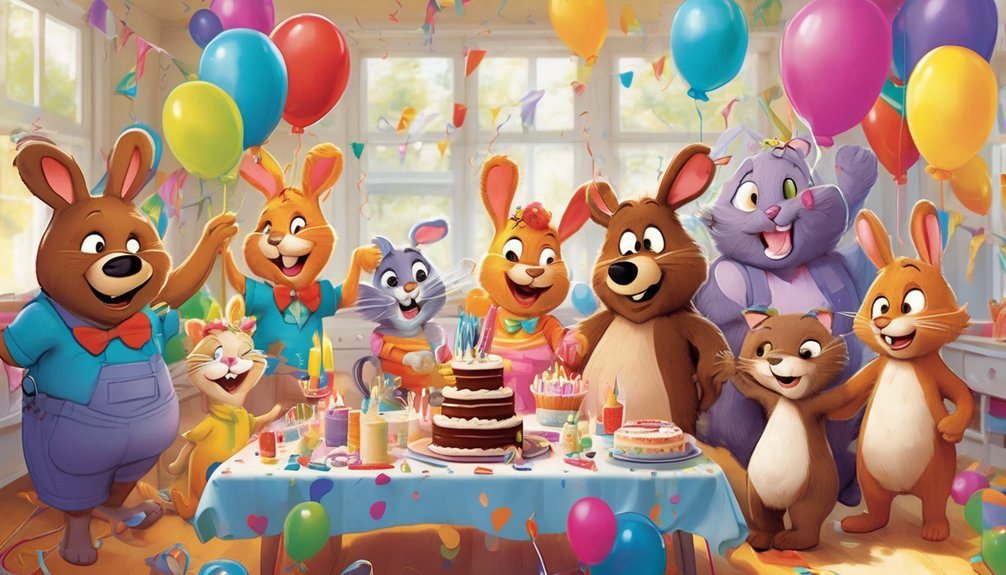 cartoon birthday celebration ideas