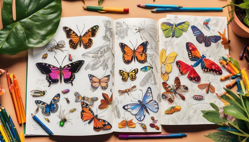 colorful insect exploration fun