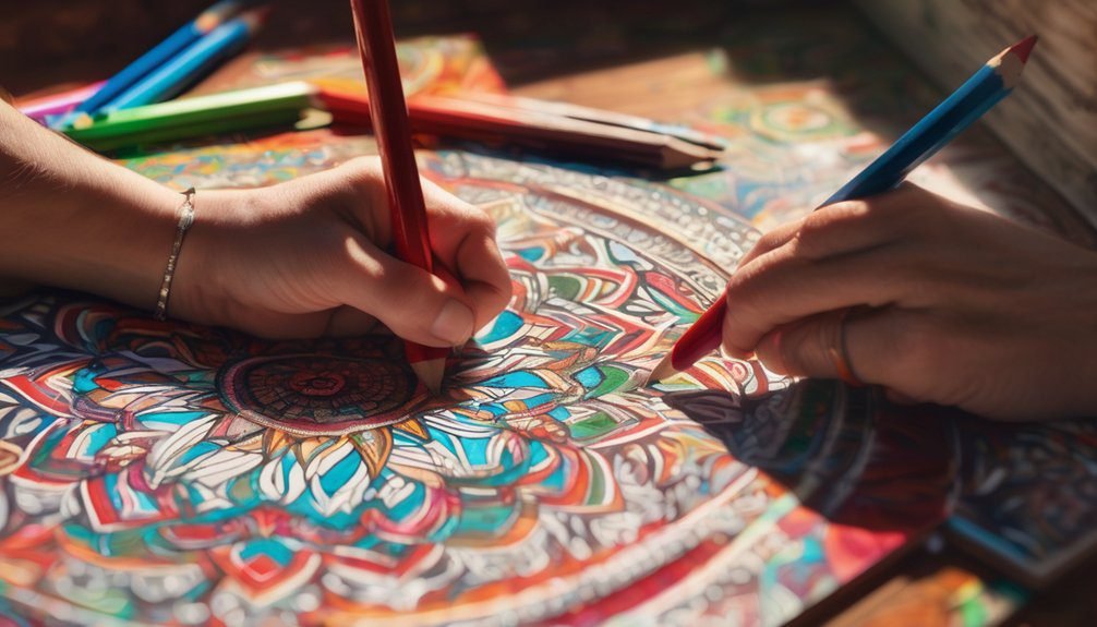 coloring alleviates stress effectively