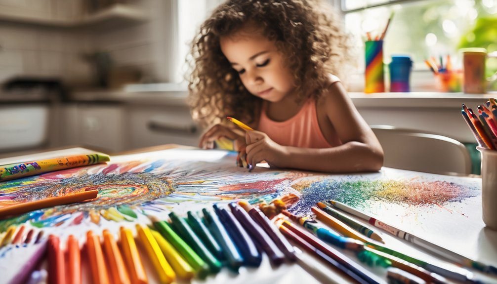 coloring as daily routine