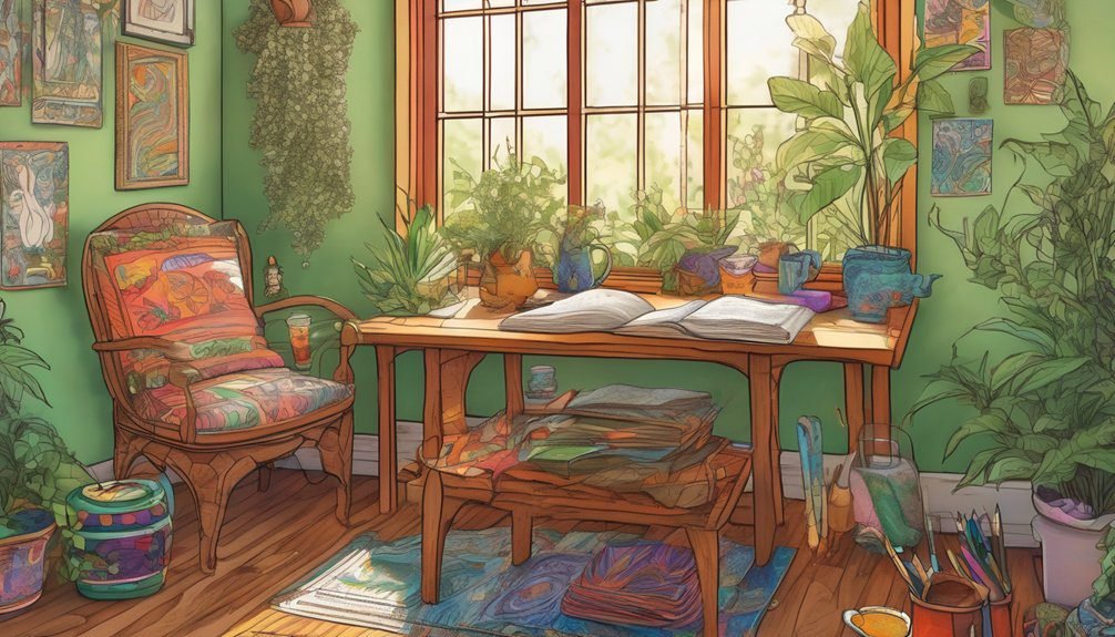 coloring as stress relief